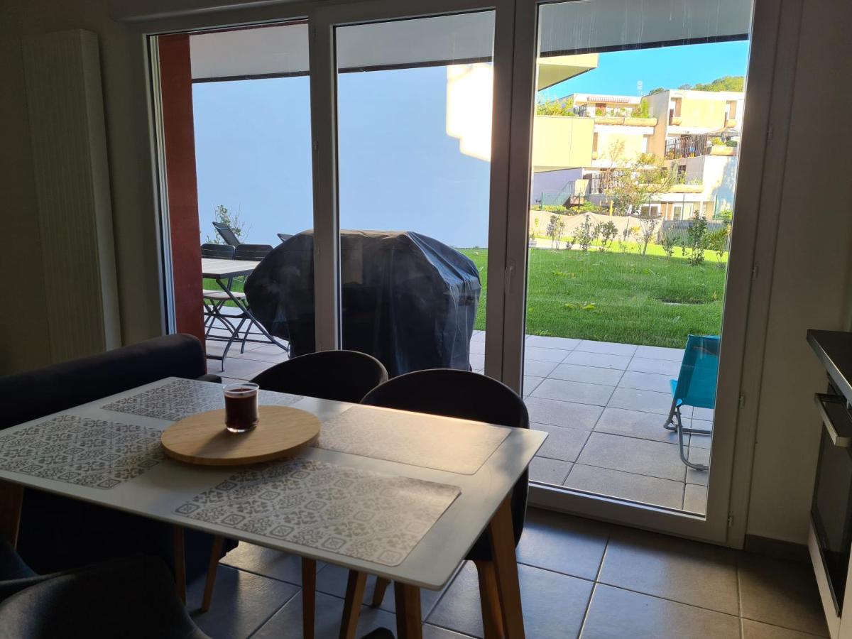 L'Instant Leman - T2 3 Etoiles A 5Min De Thonon Et Evian Avec Terrasse Et Jardin A 100M Du Lac 安菲翁·莱斯·班恩斯 外观 照片